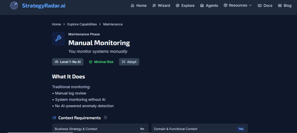 Free AI Visibility Tools for Generative AI Strategy radar dashboard